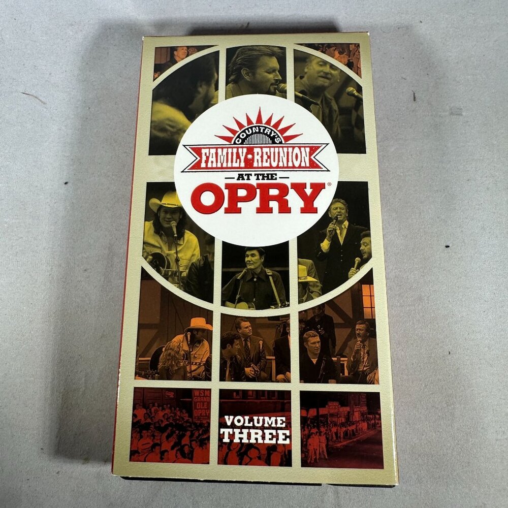Country’s Family Reunion At The Opry Volume Three VHS Country Legends Songs